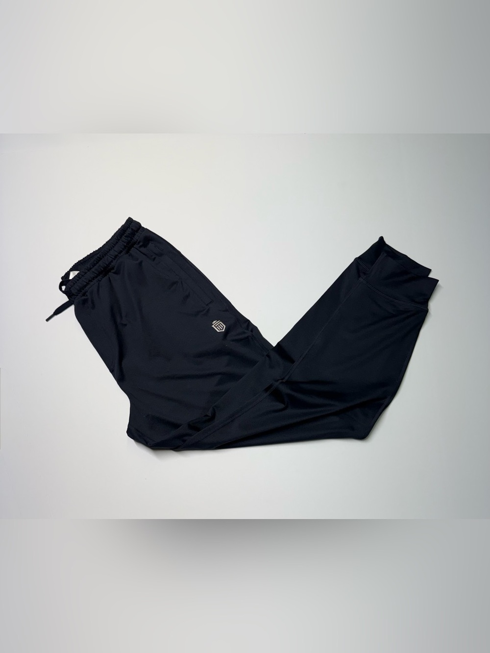 Greatness Wins  Men Joggers Pants Activewear Size Large Black Ankle Trapped